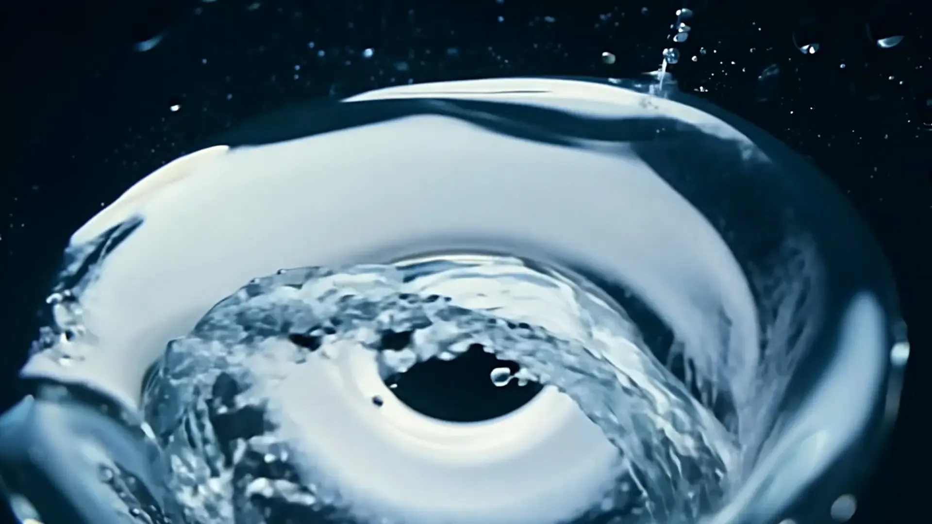 Whirlpool Vortex Water Overlay for Logo Animation